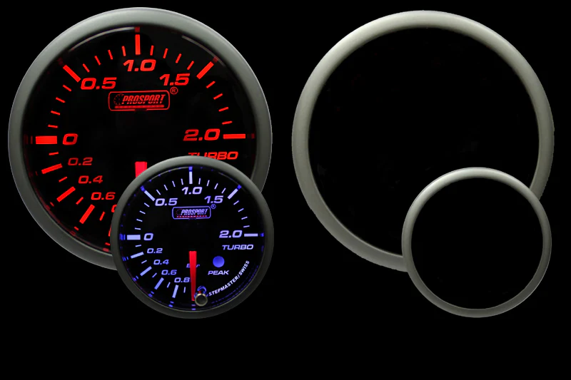 2-1/16" Amber/White Premium Metric Boost - Image 3