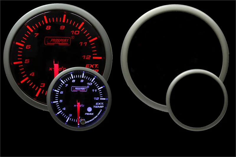 2-1/16" Amber/White Premium Metric EGT Gauge - Image 3