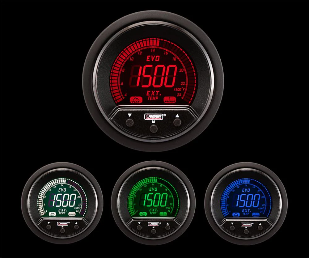 2-1/16" Premium Evo Electrical Exhaust Gas Temperature Gauge - Image 4