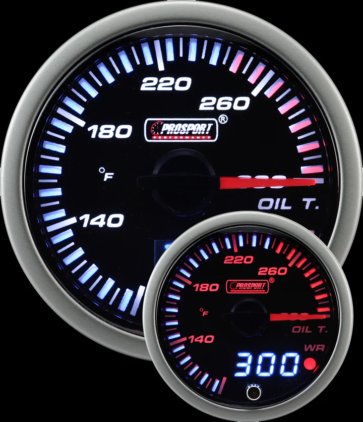 2-3/8" JDM Electrical Oil Temperature Gauge - Image 4