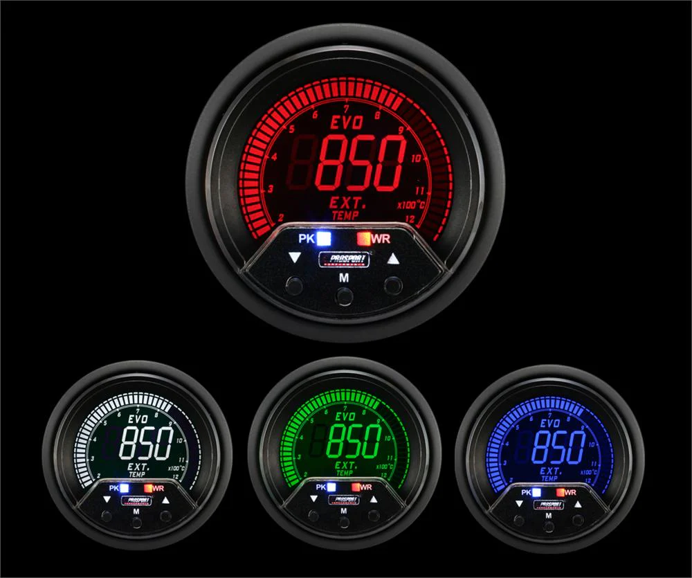 2-3/8" Premium Evo Electrical Exhaust Gas Temperature Gauge - Image 4