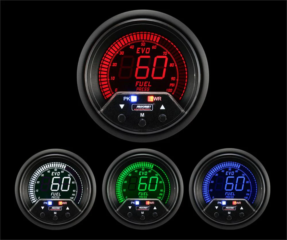 2-3/8" Premium Evo Electrical Fuel Pressure Gauge - Image 4