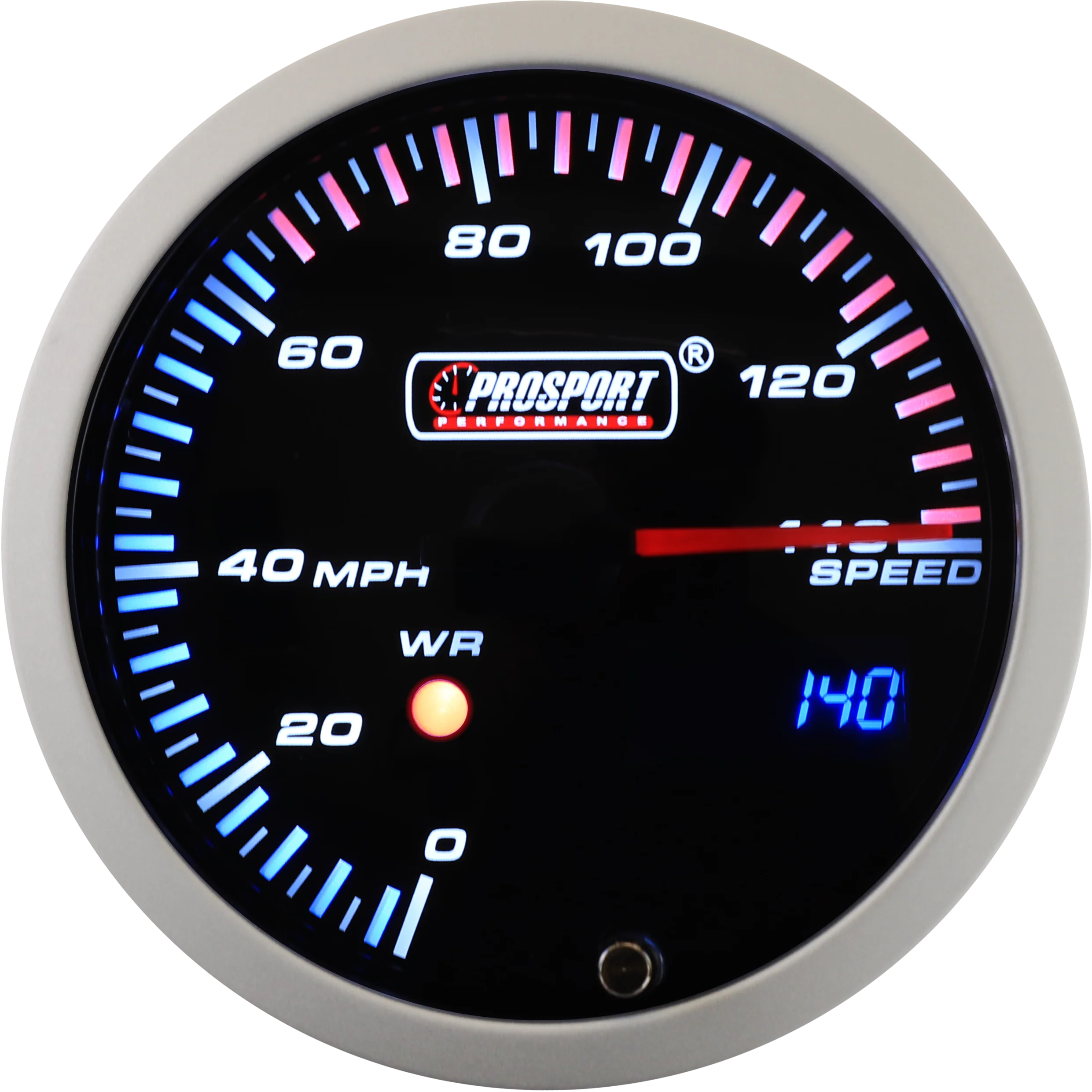 3-1/3" JDM Electrical Speedometer With Peak/Warning - Image 3