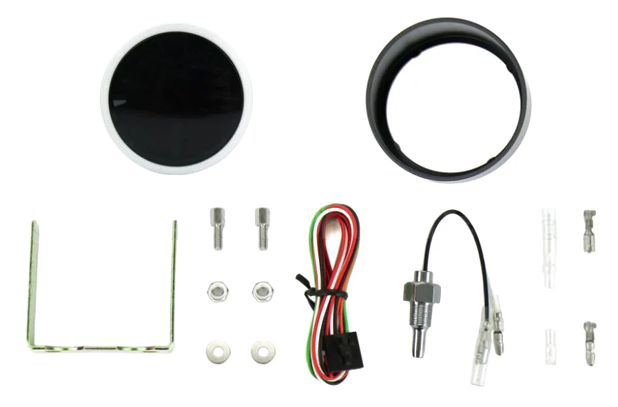 2-1/16" Amber / White - Electric Water Temperature Gauge - Image 3